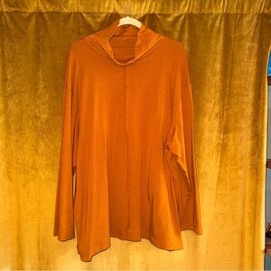 Bryn Walker Burnt Orange Hooded Top